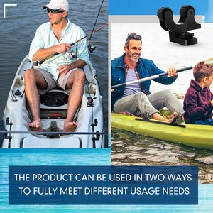Support de pagaie de kayak portable et détachable <span class=keywords><strong>en</strong></span> ABS, étanche, à fixer au mur/bateau, pour la pêche <span class=keywords><strong>en</strong></span> eau douce et salée (bar, <span class=keywords><strong>carpe</strong></span>, truite, cabillaud) - Product Image 2