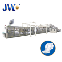 Machine entièrement automatique JWC pour couches-culottes absorbantes pour adultes |   300 pièces/min |   Haute efficacité