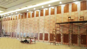 Có Thể Điều Chỉnh Hiện Đại Melamine Di Chuyển Cửa Cách Âm Gấp Phân Vùng Trượt Tường Cho Trường Học Kho Phòng Tập Thể Dục Biệt Thự Sử Dụng - Product Image 4