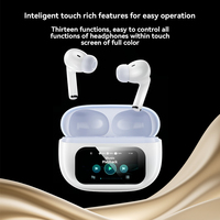 Earbud Olahraga Profesional TWS Air G01 In-Ear Nirkabel ANC Peredam Kebisingan TWS Earbud Indikator Baterai Layar Digital LED
