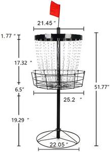 Soporte de Golf de 24'' para Mini Disc Golf, Canasta de Golf y Trofeos - Product Image 5