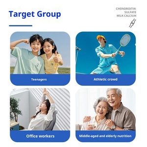 Kondroitin Minyak Biji Rami Glukosamin Kalsium Sulfosukrosa OEM Bebas Gula 45g Kapsul Meningkatkan Kepadatan Tulang Pertumbuhan Rambut untuk - Product Image 4