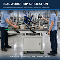 Machine d'étiquetage automatique complète personnalisée pour l'industrie de l'emballage de boîtes, de sachets et de cartes