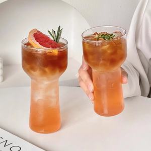 Vetro unico a forma di torcia vetro resistente al calore Americano tazza per bere acqua fredda Soda <span class=keywords><strong>bicchieri</strong></span> <span class=keywords><strong>da</strong></span> caffè - Product Image 6