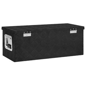 Boîte de rangement en aluminium noir 27,6''x12,2''x10,6'' - Boîtes à outils - Product Image 3