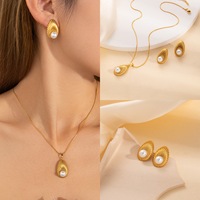 Parure de bijoux vintage de luxe léger, collier et boucles d'oreilles, sensation haut de gamme, accessoire pour le quotidien, les sorties et les fêtes, vente en gros directe usine