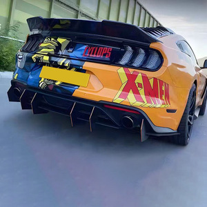 ชุดแต่งกันชนหลังสำหรับรถฟอร์ดมัสแตง ปี 2015-2021 พร้อมสปอยเลอร์และแผ่นกันกระแทก - Product Image 3