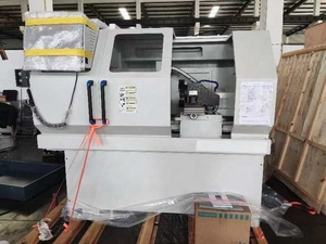 Torno CNC de bancada plana de doble husillo para trabajo medio, con control GSK, modelo CK6432/500/750mm, fabricado en China - Product Image 1