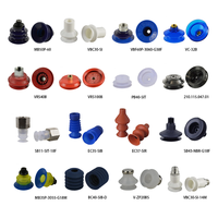 Alat Mesin Industri Vakum Cangkir Hisap Warna Biru atau Hitam, Cangkir Hisap Listrik SaB-22/30/40/50-125, Cangkir Hisap Dua Sisi, Robot EOAT Pick and Place Otomatis