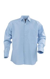 Chemise pour homme, décontractée, business, coton et polyester, design simple avec col boutonné, manches longues - Product Image 4