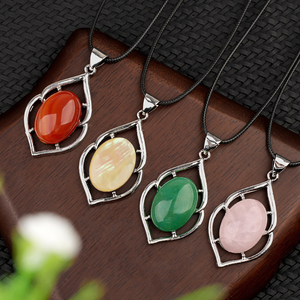 Di buona qualità all'ingrosso 12g di forma ovale intarsiato lega fai da te ciondolo adatto per gli uomini e le donne che indossano - Product Image 5