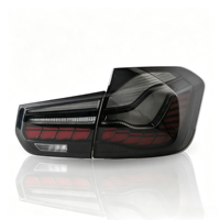 Ensemble de feux arrière à effet écailles de dragon séquentiels pour BMW Série 3 F30 F35 2013-2018, style M4, feux arrière modifiés