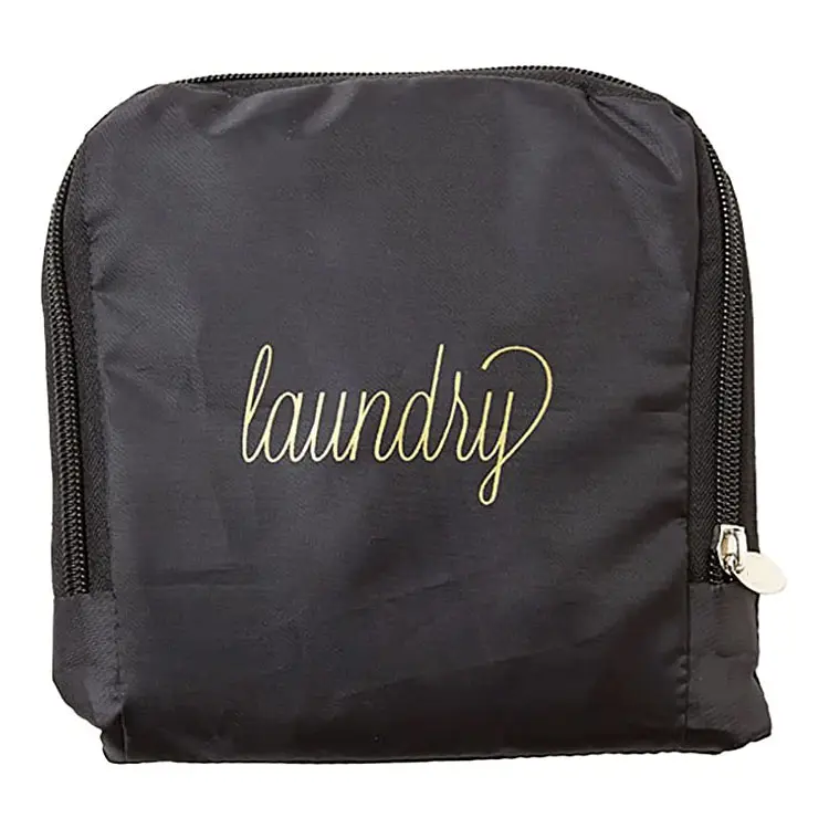 BSCI factory hot selling custom women travel laundry drawstring bag