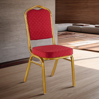 Chaises de banquet modernes en aluminium prêtes à être expédiées pour événements, mariages, hôtels et parcs