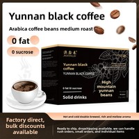 Café noir de haute altitude du Yunnan 2g sans sucre, paquet de 40 unités, marque Fujian Tuotianren, durée de conservation de 18 mois, fabrication OEM/ODM