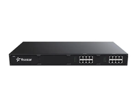 En Stock: Yeastar S100, PBX IP Modular para 100 Usuarios, 30 Llamadas Simultáneas, Puertos GE Duales, Montaje en Rack 1U, para Sistemas de Comunicación Empresarial