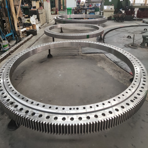 Roulement de <span class=keywords><strong>table</strong></span> rotative <span class=keywords><strong>ronde</strong></span> excavatrice roulement à anneau d'orientation grue à tour engrenage de roulement d'orientation - Product Image 5