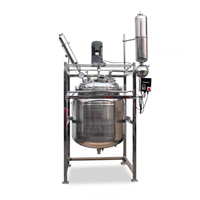 Réacteur de chauffage à double enveloppe en acier inoxydable vertical à haute productivité et haute qualité