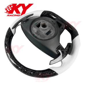 Volante de Fibra de Carbono Forjado Personalizado para Mercedes-Benz W204 W212 2011-2015 CLA GLA 45 C63 CLS63 E550 AMG R231 SL SLK350 - Product Image 4
