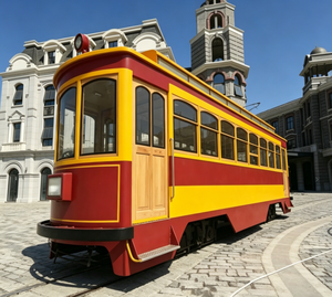 Tramvay Histórico de Propulsión Eléctrica Estética para Actividades Festivas y Proyectos de Turismo de Marca Urbana - Product Image 2