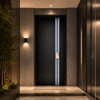 Portail de Sécurité Moderne en Alliage d'Aluminium de Luxe pour Villa, Jardin, Allée d'Entrée, Coulissant, Battant, Extérieur, Anti-Vol, Grille Dorée