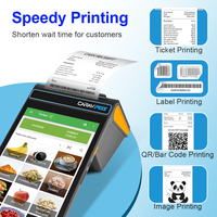 Sistemas POS Todo en Uno Al por Mayor con Caja Registradora para Venta al por Menor, Tablet Inteligente Personalizada de 8 Pulgadas con Pantalla Táctil, PC POS Android para Pagos