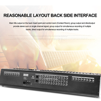 Console Audio Professionnelle Biner DX32C avec 99 Types d'Effets Numériques Intégrés et 32 Canaux pour Musique Numérique