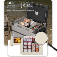Réfrigérateur 28l/35l/40l/50l/60l Compresseur Danfoss/Secop Réfrigérateur 12v Réfrigérateur de camping Evercool