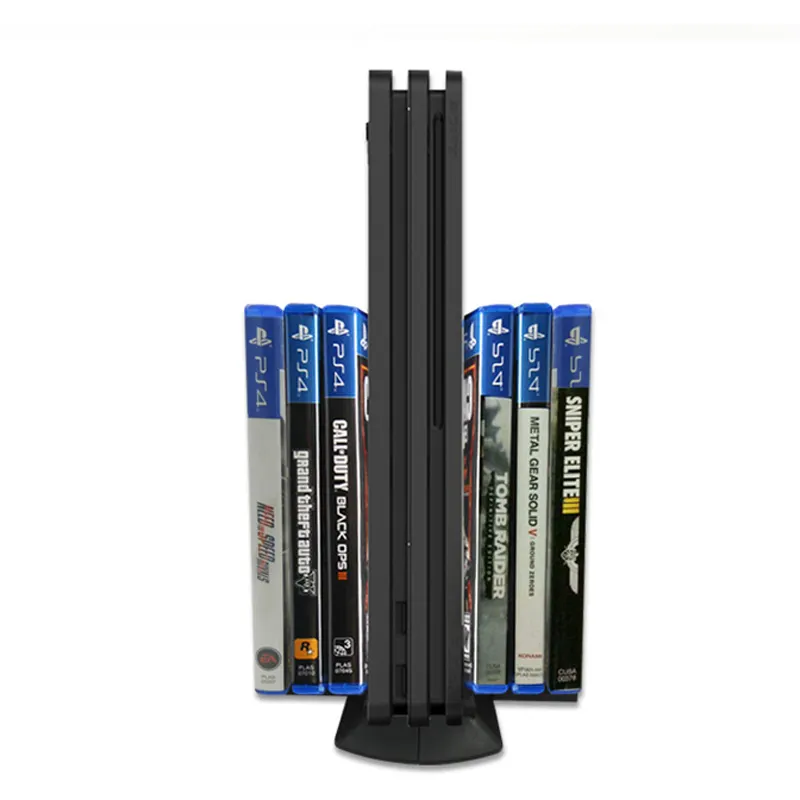 Недорогая подставка из АБС-пластика для хранения игровых приставок PS4 и игровых CD-дисков