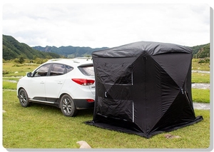 Xách tay SUV Xe đuôi Lều tự động thiết lập hai lớp Oxford vải với hai nhôm cực pop-up phong cách cho cắm trại ngoài trời - Product Image 2