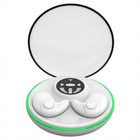 Écouteurs intra-auriculaires TWS ultra-minces BT5.3 sans fil pour le sommeil, casque stéréo à faible latence pour le sport et le gaming