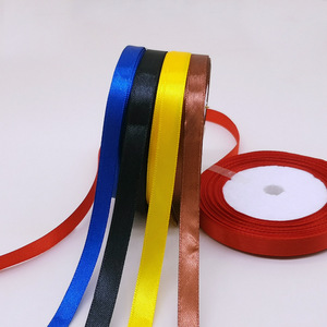 Silk <b>Ribbon</b> Spool 100M Per Roll 11 Colors Durable For Calligraphy Painting Mounting Decoration Gift Packaging - Product Image 2