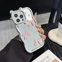 Coque de téléphone TPU colorée de style INS beaucoup conçoivent un étui mobile PC compressé en forme de poudre étincelante pour Iphone 15 14 Pro max