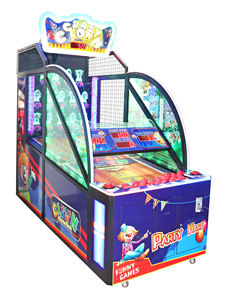 Machine de divertissement d'arcade à monnayeur, prix usine, avec jeu de tir et jeu de lancer de balles Crazy Clown à récompense par tickets - Product Image 5