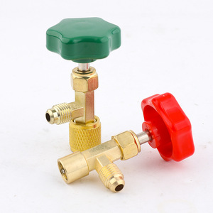 Válvula de Carga de Refrigerante CT-337 con Adaptadores para Reparación de Aire Acondicionado de Automóviles y Mantenimiento de Refrigeradores - Product Image 1