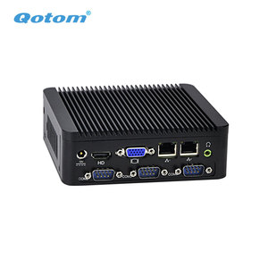 Qotom HD Video VGA <span class=keywords><strong>2</strong></span> * lan 4 * com port <span class=keywords><strong>3</strong></span> * USB <span class=keywords><strong>2</strong></span>.0 1 * USB3.0 Mini itx industri casing komputer tanpa kipas Mini buah - Product Image 2