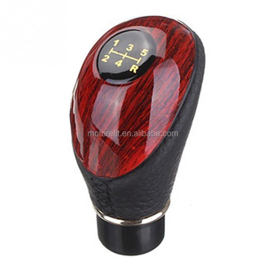 Pomello del Cambio Universale RTS 10mm in Legno e PU per Auto e Camion, Leva a 5 Velocità Manuale - Product Image 4