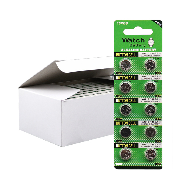 LR54 AG10 389 189 1.5V Coin Alkaline Button Battery for Remote Control for Consumer Electronics Home Appliances Power Tools CE