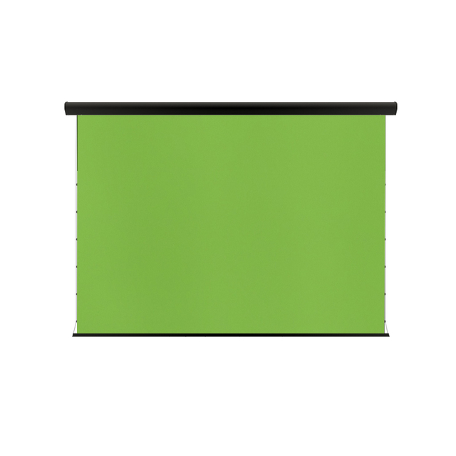 Electric Glass Fiber Fabric Chroma Green Screen Backgrounds Motorized Projection Screen Background Cloth For Photo Studio Video