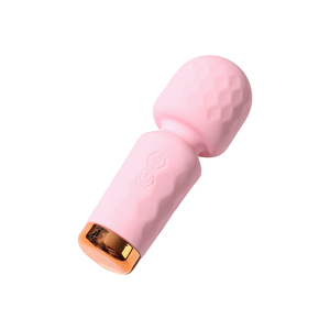 Hete Aanbieding Fabrieksgroothandel Erotische 10 Frequentie Mini Formaat Roze Lady Wand Massager Vrouwelijke Masturbator Seks Speelgoed - Product Image 1