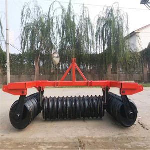 Compacteur agricole à rouleaux de 2,5 m pour tracteur, nivellement des terres agricoles - Product Image 2