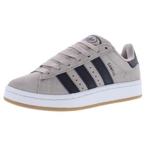 รองเท้า Adidas Campus 00s Suede GS สำหรับเด็กผู้ชาย สี Vapour Grey Core Black Gum 4 สำหรับเล่นสเก็ตบอร์ด - Product Image 1