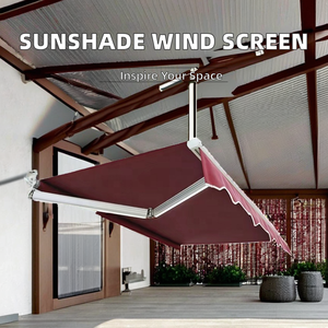 Toldo <span class=keywords><strong>lateral</strong></span> retráctil para exteriores, parasol y pantalla de privacidad para balcón, <span class=keywords><strong>terraza</strong></span>, RV, toldo, cenador y pérgola - Product Image 6