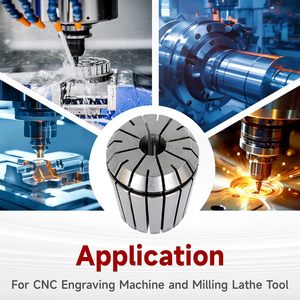 Zhong Hua Jiang Er11 Spring Collet Set 3Pcs High Precision 1/4 1/8 1/16 for Cnc Milling <b>Engraving</b> <b>Machine</b> - Product Image 6