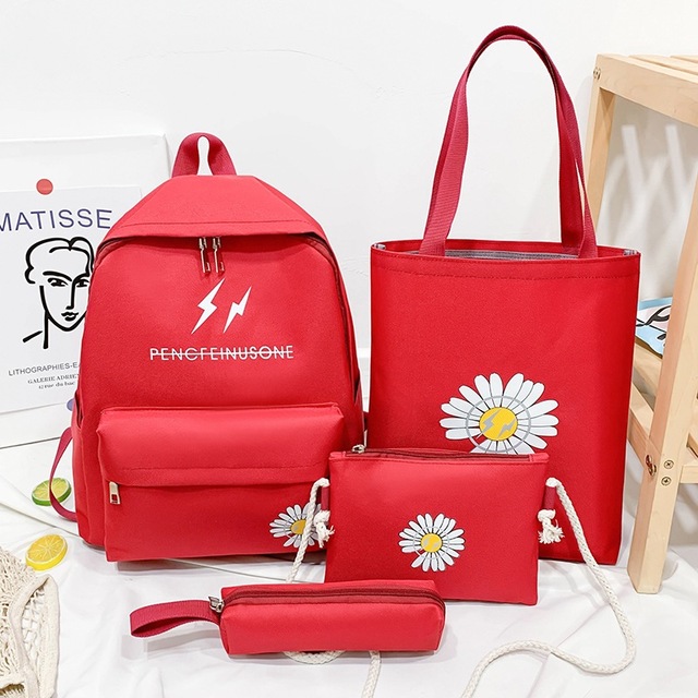 Новинка 2020, Стильная летняя многофункциональная сумка через плечо с защитой от кражи, Модный милый рюкзак для девочек с принтом маргариток