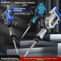 Marteau électrique 95, briseur de béton de qualité industrielle haute puissance, outil de démolition professionnel pour l'ingénierie, personnalisable, 220V