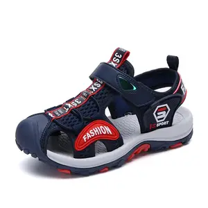 2023 Wholesaler Fashion TPR Non Slip Sole Breathable Casual Outdoor Sandal For Boys