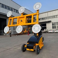 Lève-vitre à vide robuste pour le transport sécurisé de vitres à double vitrage, autopropulsé, capacité de charge jusqu'à 800 kg