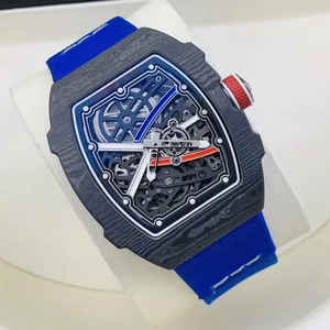 Montre pour homme en fibre de carbone de haute qualité 67-02, ultra-fine, automatique, mécanique, montres de luxe pour affaires, design étanche - Product Image 3