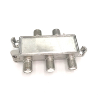 Divisor de potencia CATV de 4 vías de Venta caliente con conector F Conectores de audio y video